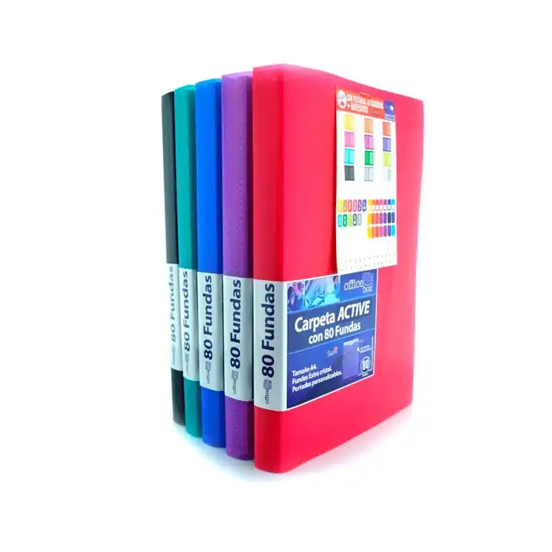 Carpeta 80 Fundas a4 Surtido Supra Precio Bajo