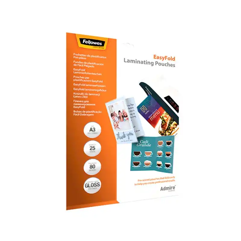 Precio De Oferta Fundas Plastificadora Fellowes EasyFold 80micras A3