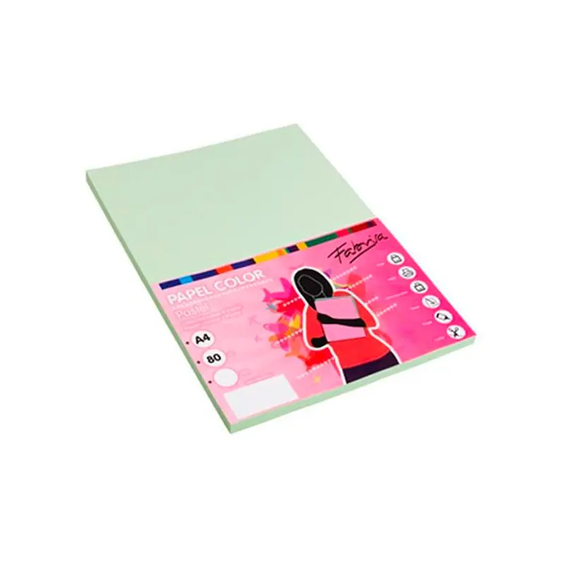 Compra Hoy Folios de Colores A4 Verde Claro