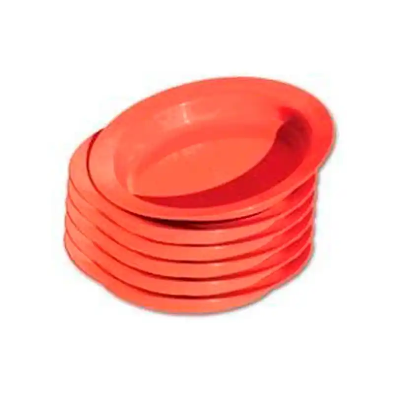 Plato Hondo Pequeño Rojo 21Cm x 6Ud Stock Limitado
