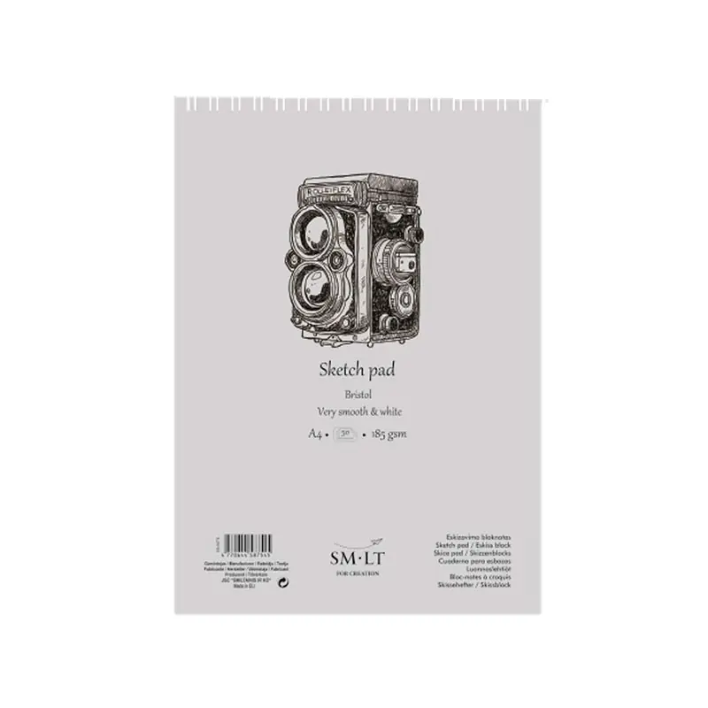 Cuaderno de Bocetos a4 Papel Bristol 185 grs 50 Hojas Compra Hoy