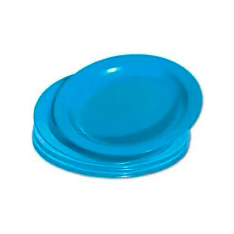 Garantía Incluida Plato Hondo Grande Azul 24Cm x 6Ud