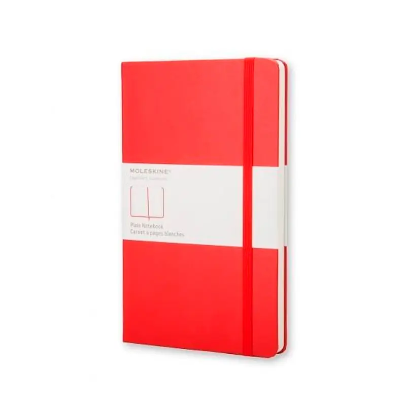 Moleskine classic Large Rayas Rojo Liquidación