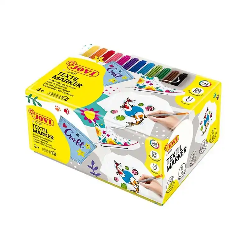 Mejor Precio Rotuladores Textiles Jovi 48 Uds