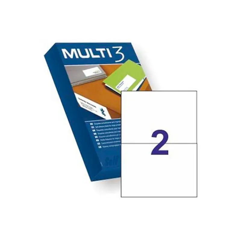 Etiquetas Adhesivas APLI Multi-3 210x148mm Certificado