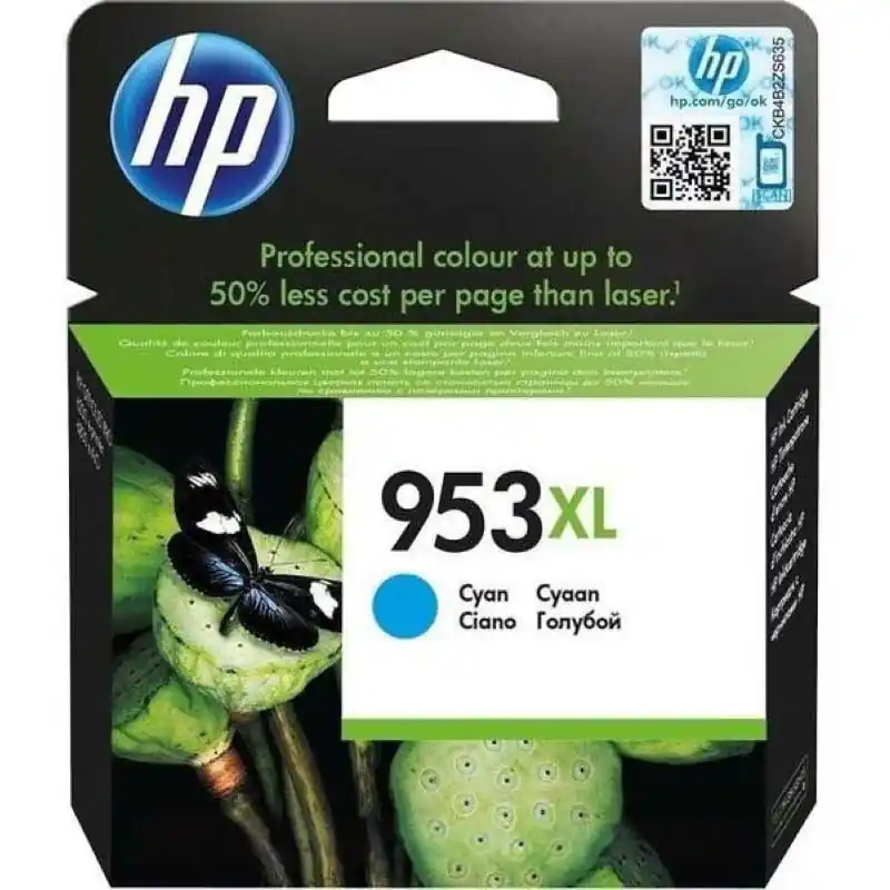 Cartucho Tinta HP 953XL Cyan Tendencia