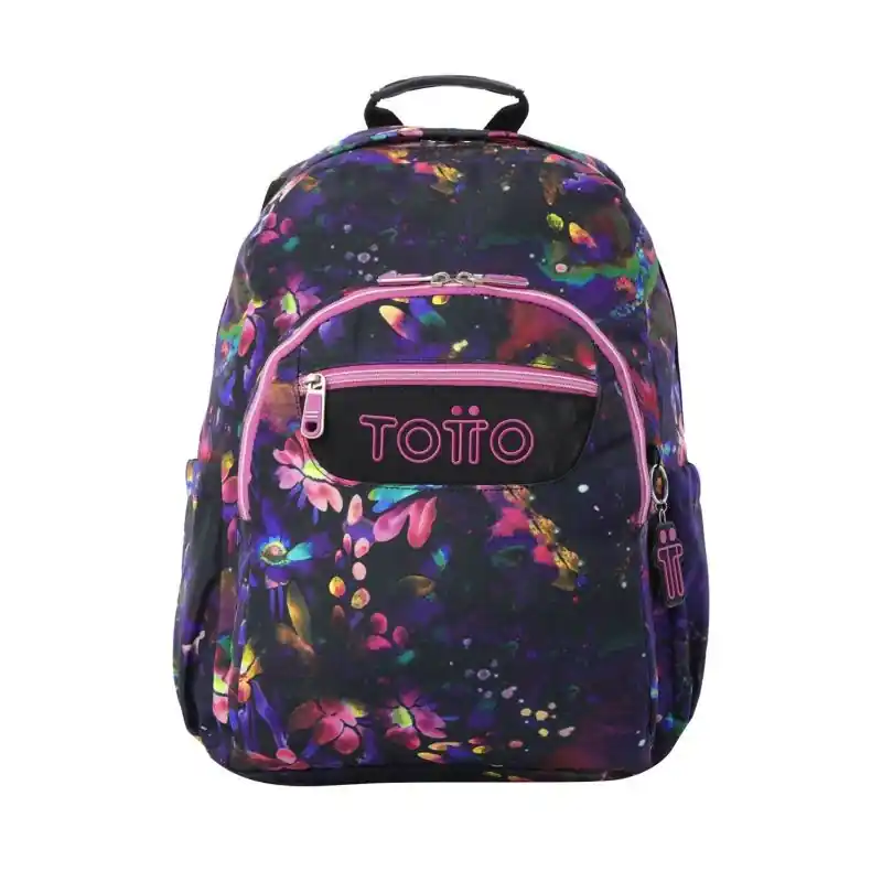 Mochila Escolar Totto Acuareles Party Descuento