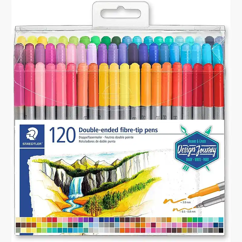 Rotulador Doble Punta Staedtler 120Uds Auténtico