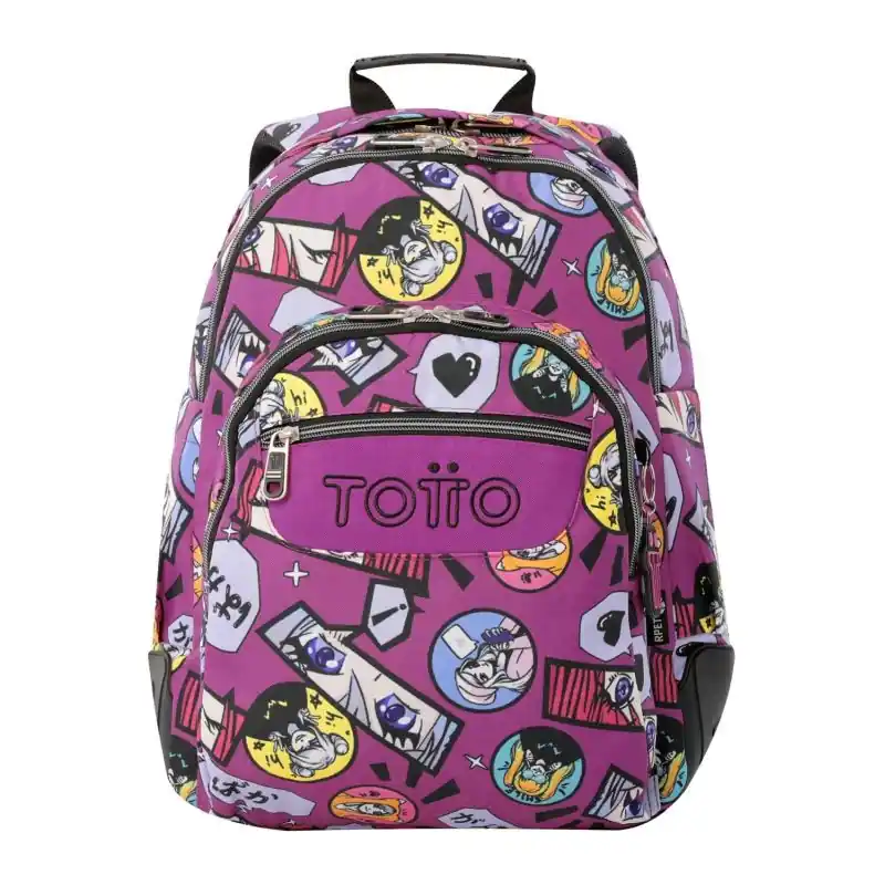 Exclusivo Mochila Escolar Totto Rayol Comic