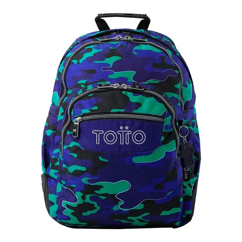 Artesanal Mochila Escolar Totto Rayol Deep