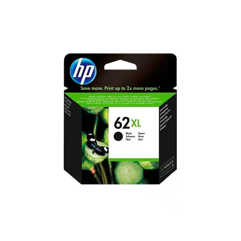 Cartucho de Tinta HP 62XL Negro Barato