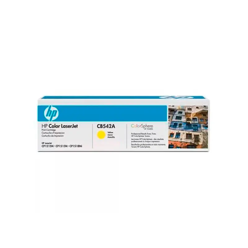 Exclusivo Toner Impresora HP CB542A Amarillo