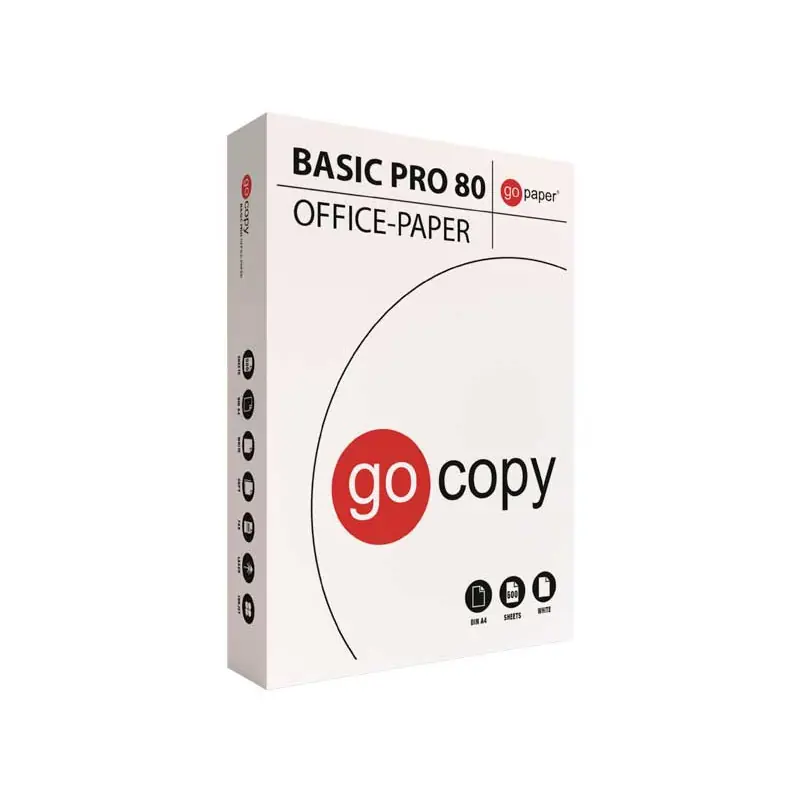 Premium CAJA 5 PAQUETES 500h PAPEL GO-COPY BASIC PRO