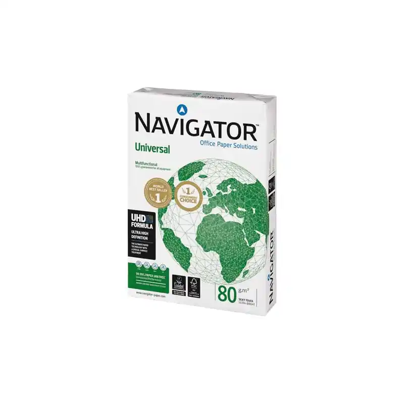 Nueva Colección CAJA 5 PAQUETES 500h PAPEL NAVIGATOR UNIVERSAL A4