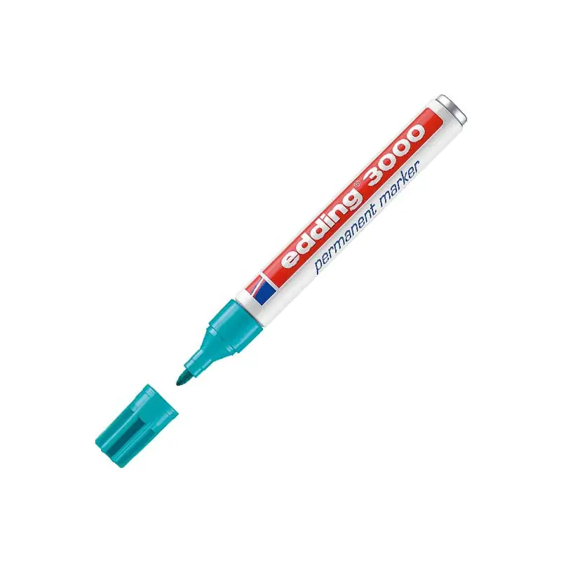 Promoción MARCADOR PERMANENTE EDDING 3000 - Azul turquesa