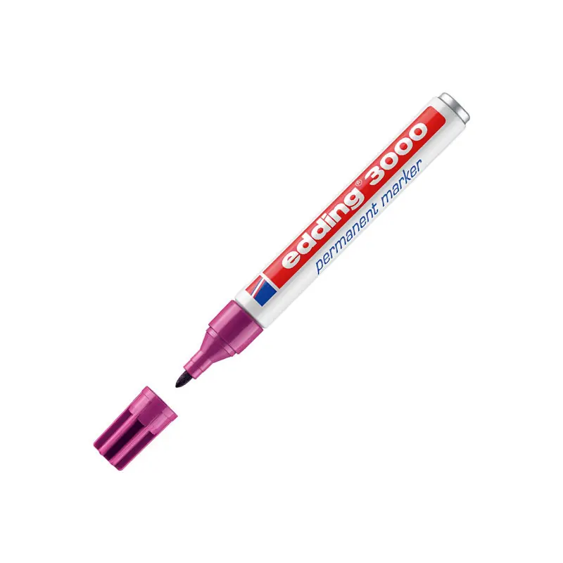 MARCADOR PERMANENTE EDDING 3000 - Magenta Moderno