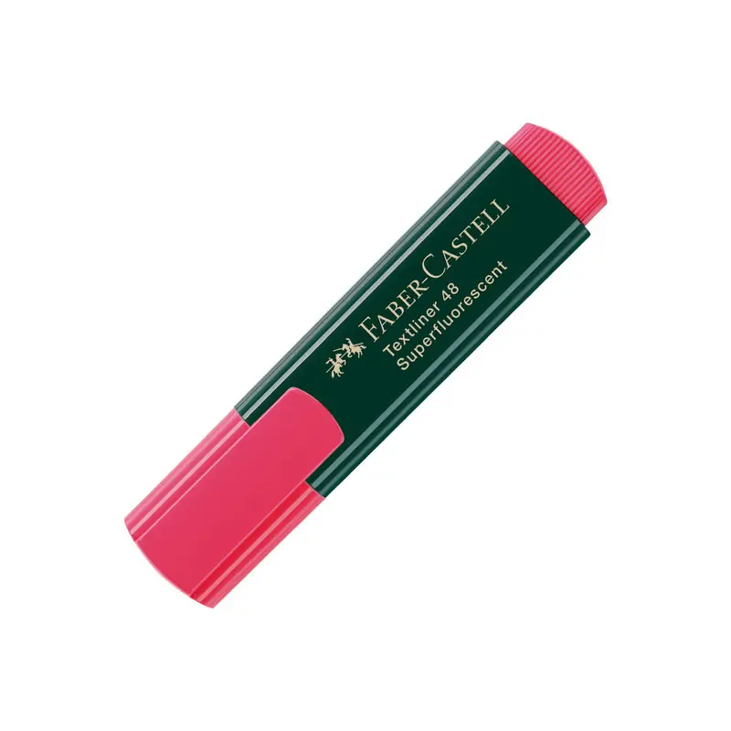 Promoción Exclusiva MARCADOR FLUORESCENTE FABER CASTELL TEXTLINER 48 - Rojo
