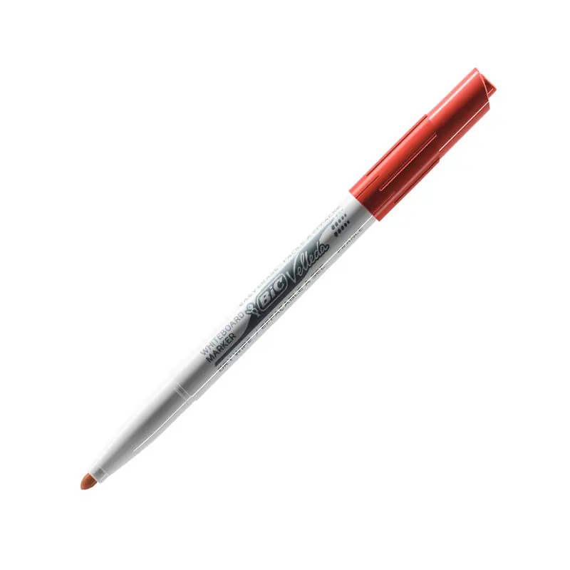 ROTULADOR BIC VELLEDA 1741 - Rojo Hecho A Mano