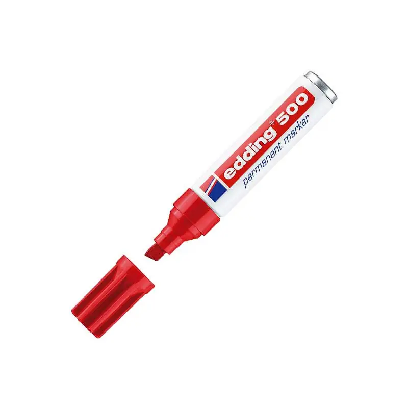 Envío Gratis MARCADOR PERMANENTE EDDING 500 - Rojo