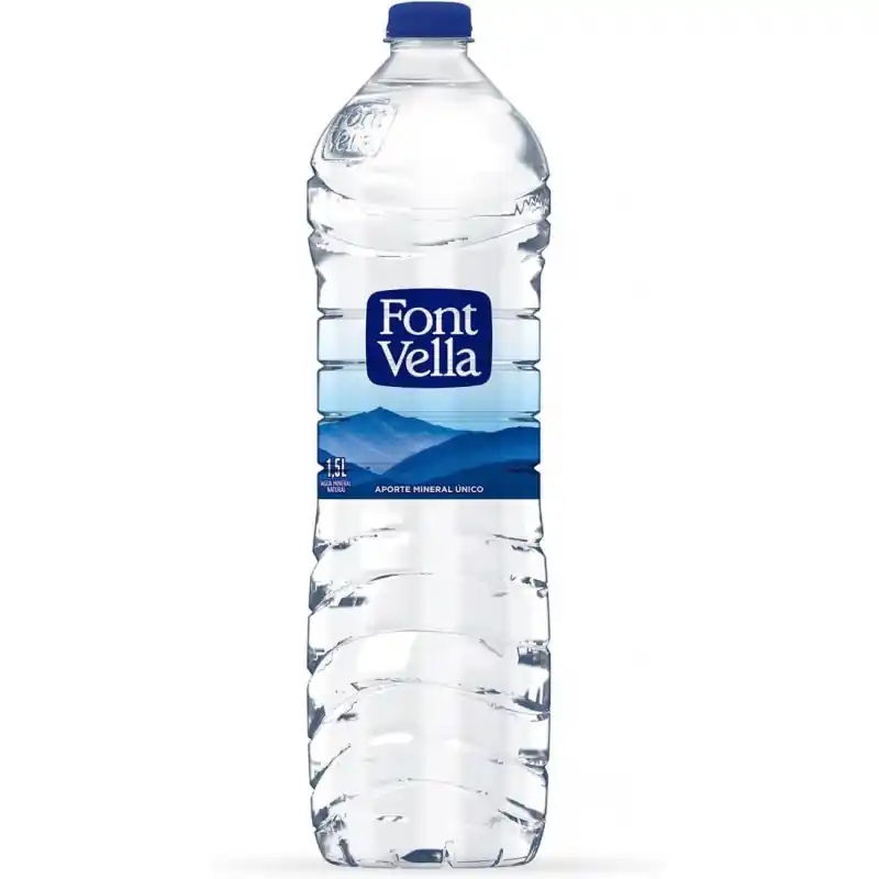 PACK 6 BOTELLAS AGUA FONT VELLA 1.5 L Compra Hoy