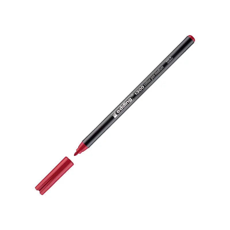 Popular ROTULADOR EDDING 1300 - Rojo carmín