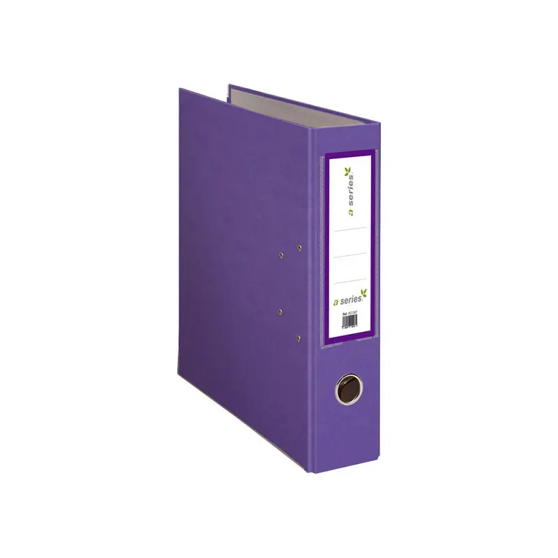 Tendencia ARCHIVADOR A-SERIES A4 CON PALANCA 75mm - Violeta