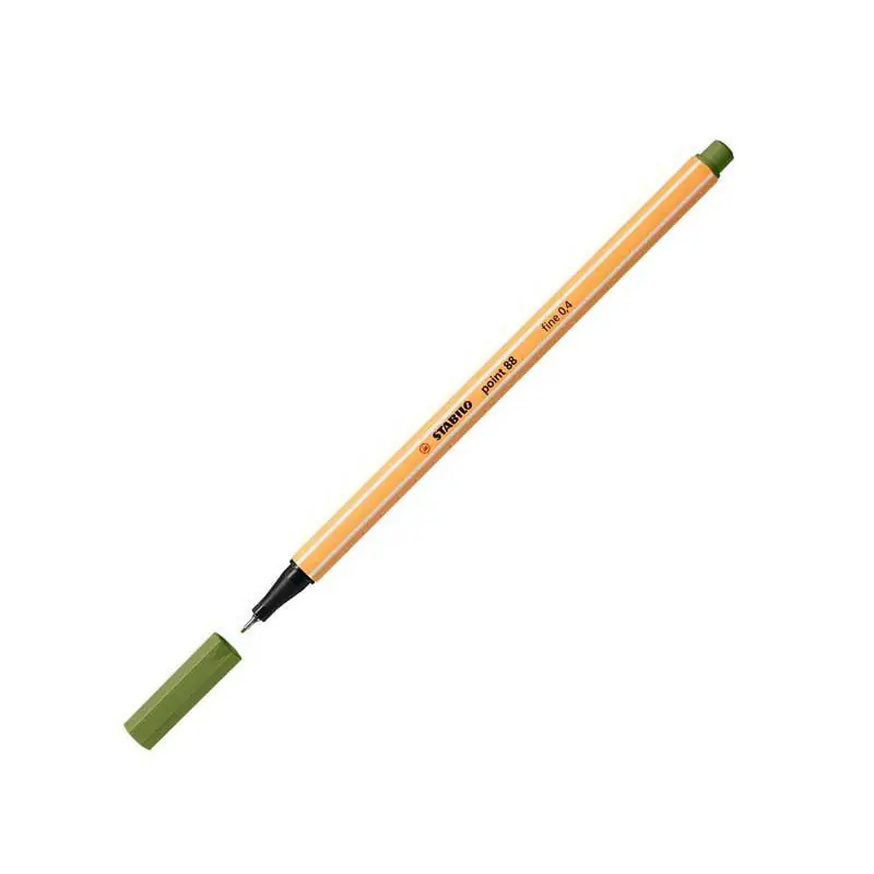 ROTULADOR STABILO POINT 88 - Verde musgo Premium