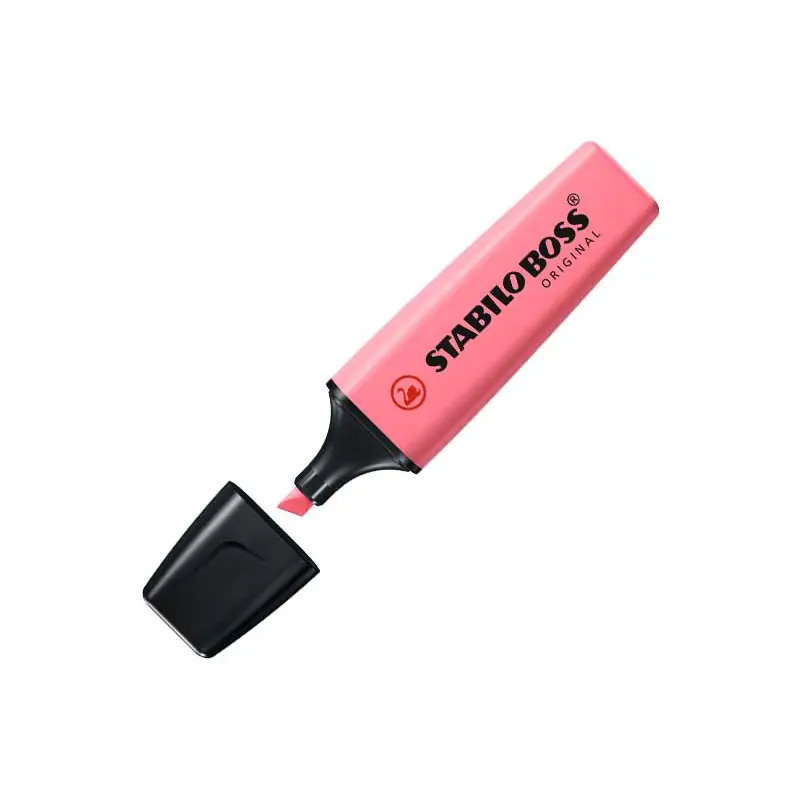 Entrega Rápida MARCADOR FLUORESCENTE STABILO BOSS ORIGINAL PASTEL - Rosa cerezo en flor