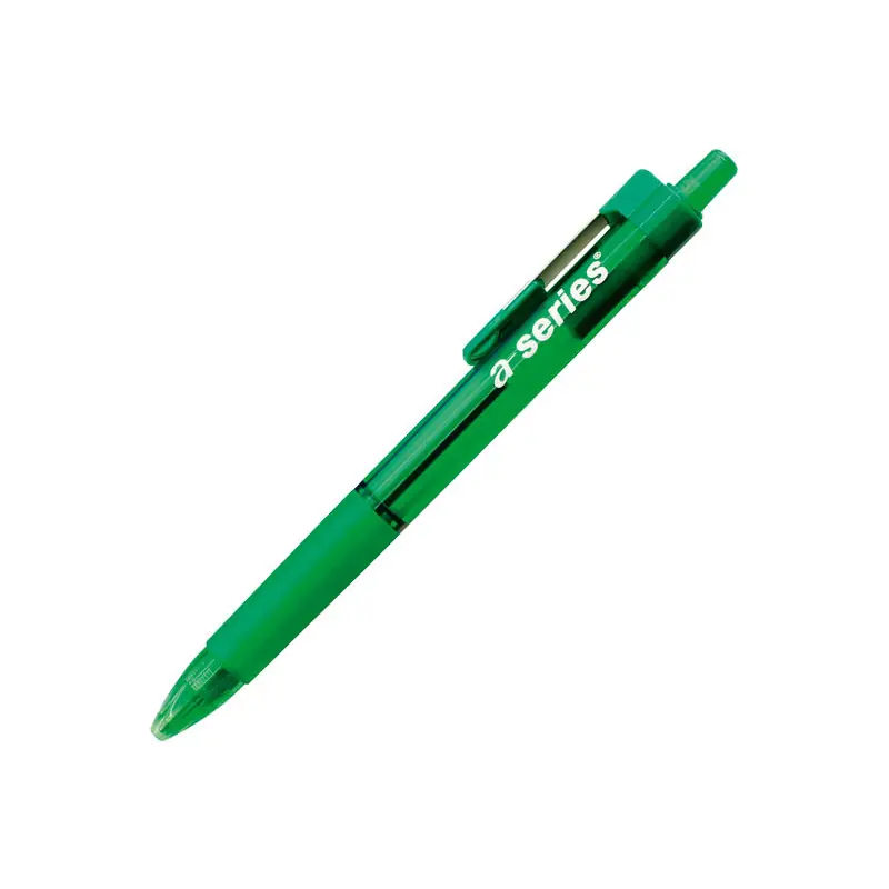 BOLÍGRAFO RETRÁCTIL A-SERIES - Verde Liquidación