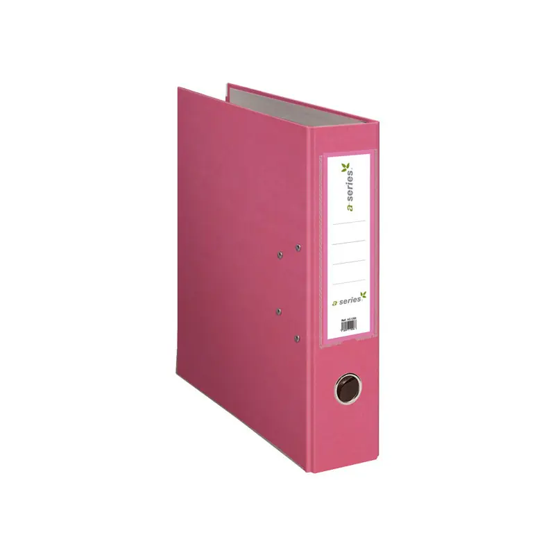 Nueva Colección ARCHIVADOR A-SERIES Fº CON PALANCA 75mm - Rosa
