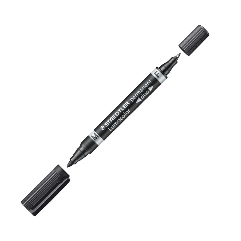 ROTULADOR STAEDTLER LUMOCOLOR PERMANENTE 348 DUO - Negro Mejor Precio