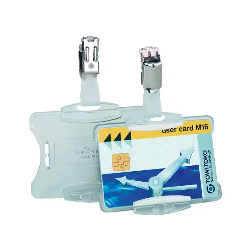 IDENTIFICADOR DURABLE SIMPLE CON PINZA Promoción Exclusiva