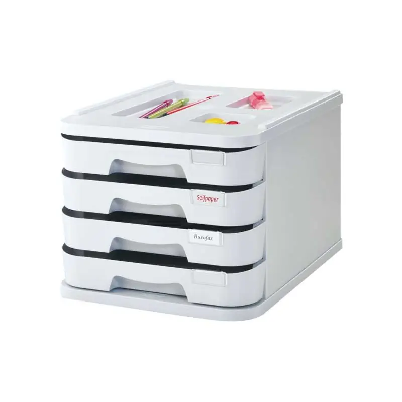 MÓDULO A-SERIES 4 CAJONES - Gris Garantía De Devolución De Dinero