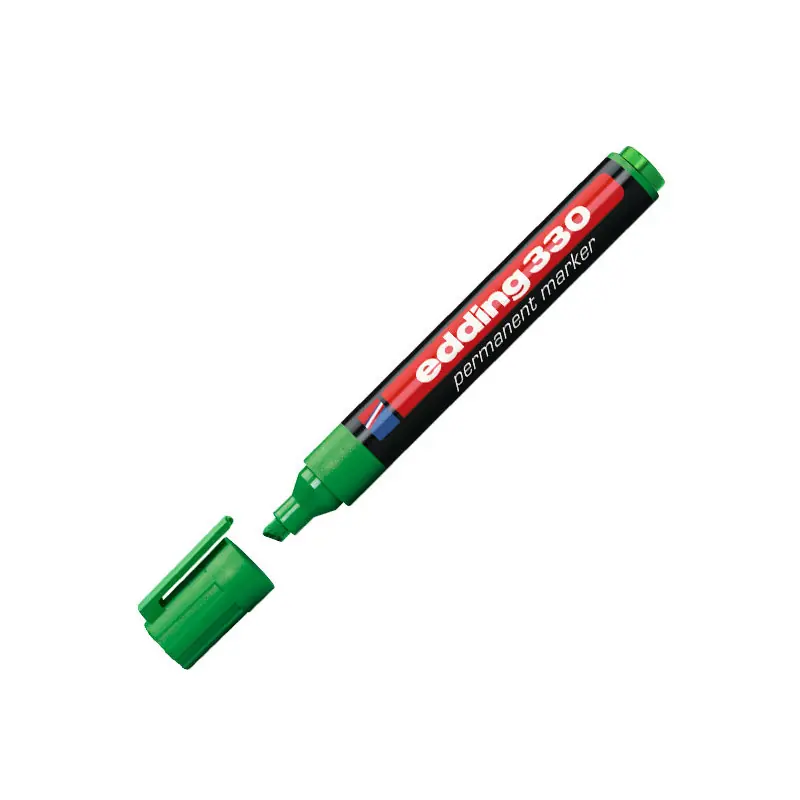 ROTULADOR PERMANENTE EDDING 330 1-5 mm. - Verde Solo Por Tiempo Limitado
