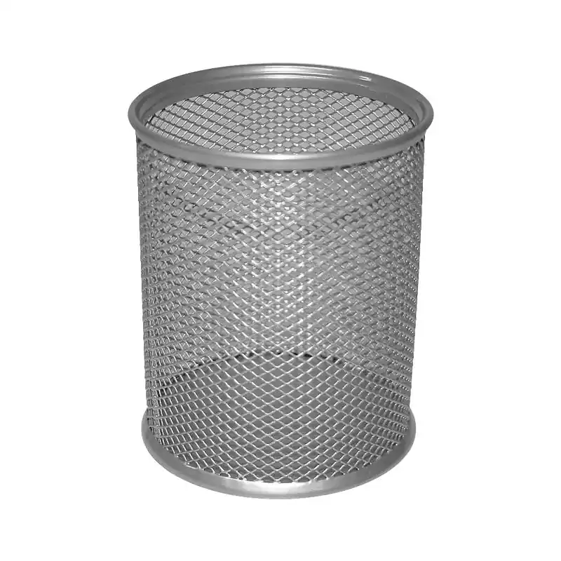 Marca Reconocida CUBILETE METÁLICO MESH - Plata