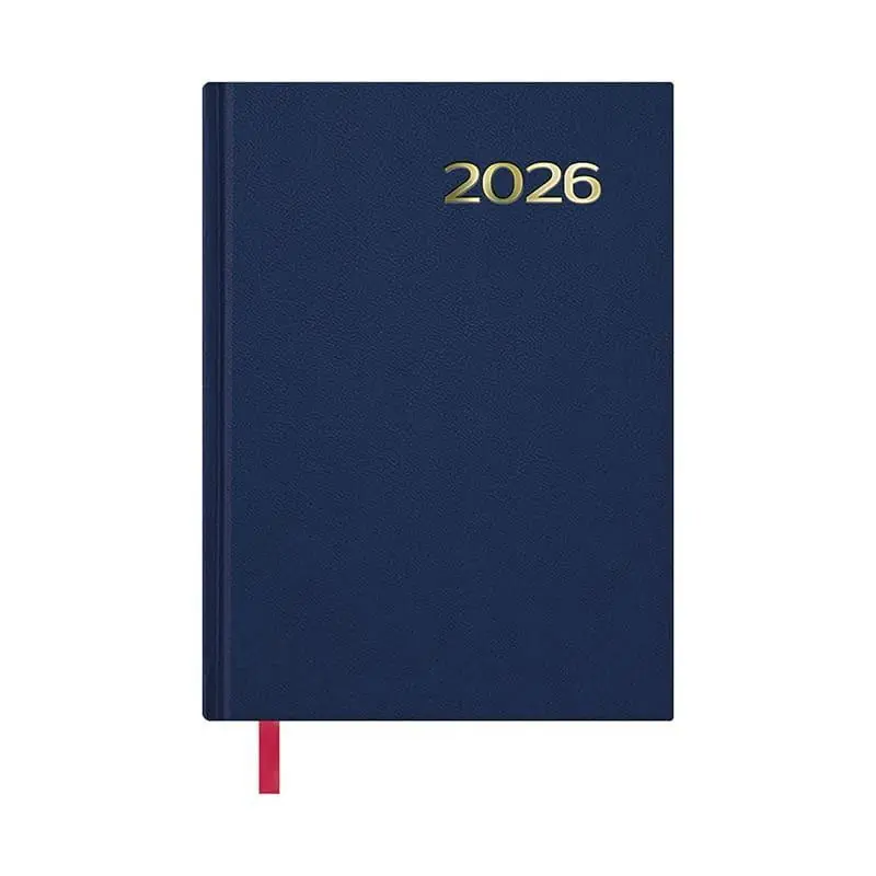 AGENDA 2026 DOHE "SÍNTEX" DÍA PÁGINA 14x20cm CASTELLANO - Azul Promoción