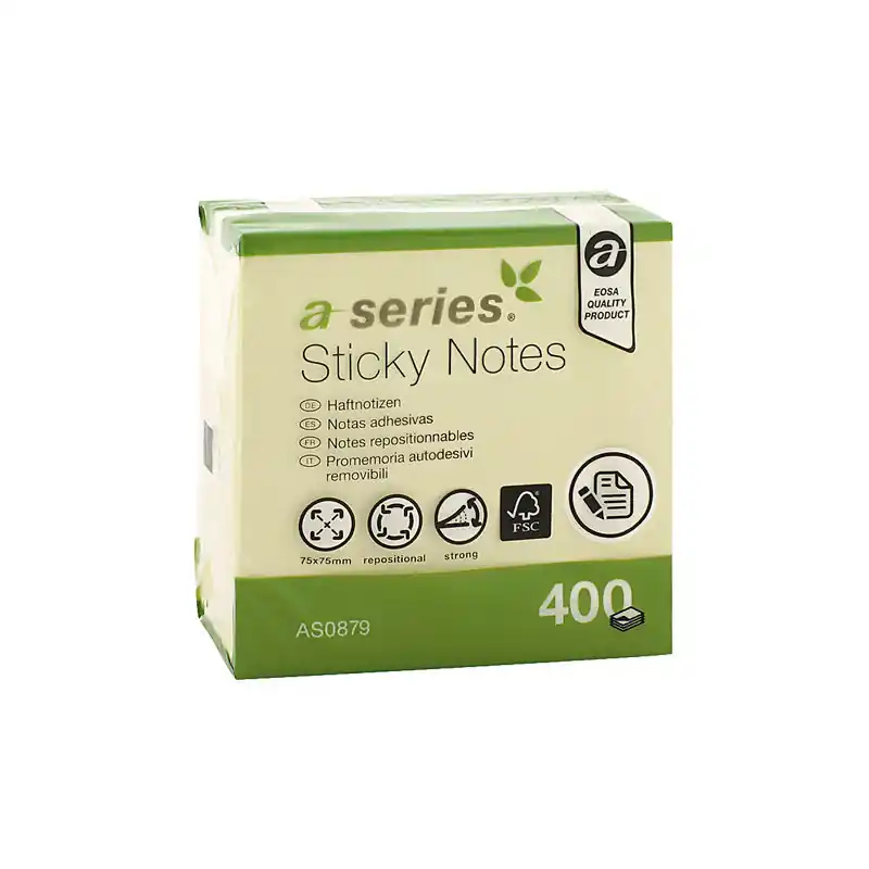 CUBO 400h NOTAS A-SERIES REPOSICIONABLES 75x75 Oferta De Temporada