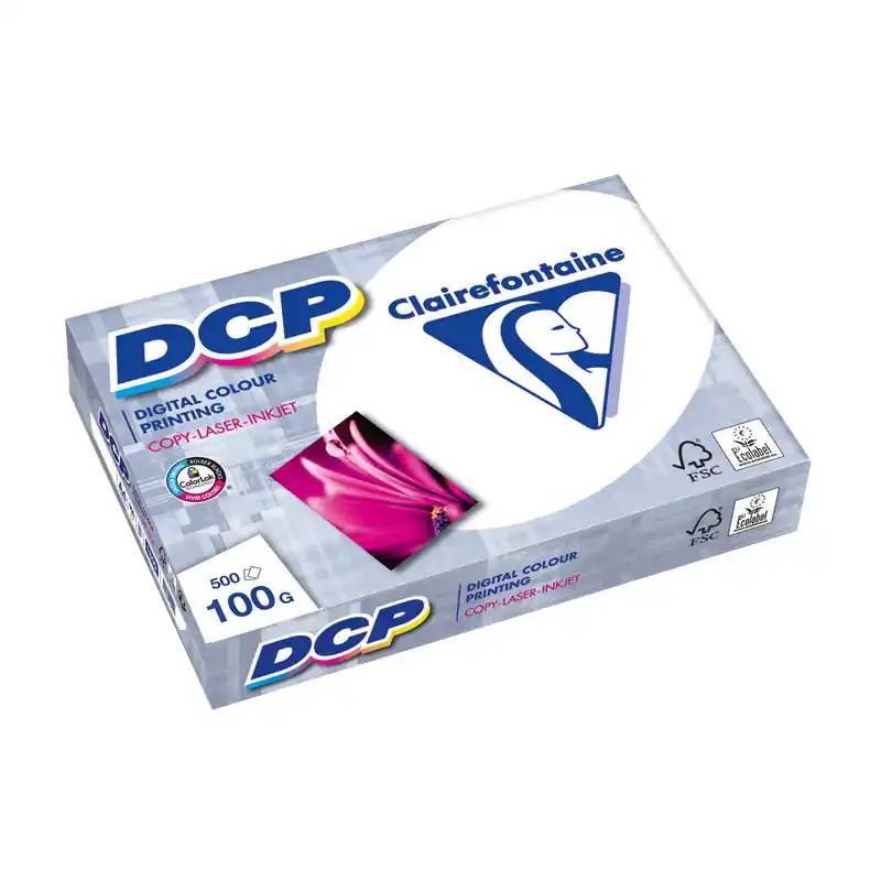 Hecho A Mano PAQUETE 500h PAPEL CLAIREFONTAINE DCP 100gr A4