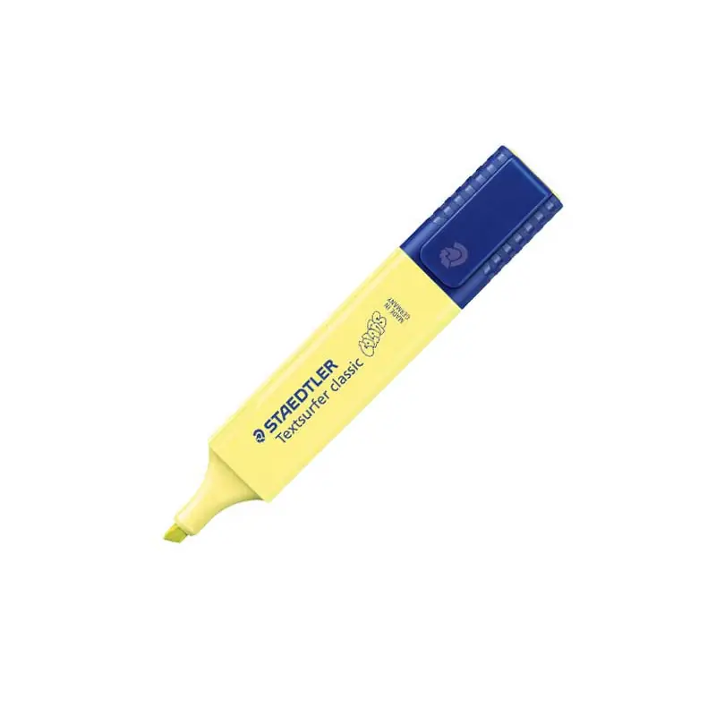 No Te Lo Pierdas MARCADOR FLUORESCENTE STAEDTLER TEXTSURFER PASTEL & VINTAGE - Amarillo claro
