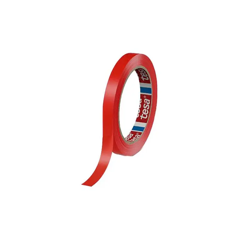 CINTA SELLADORA ADHESIVA TESA 9mmx66m - Rojo Artesanal