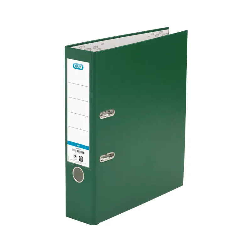 Garantía Incluida ARCHIVADOR DE PALANCA ELBA RADO TOP 80mm A4 - Verde