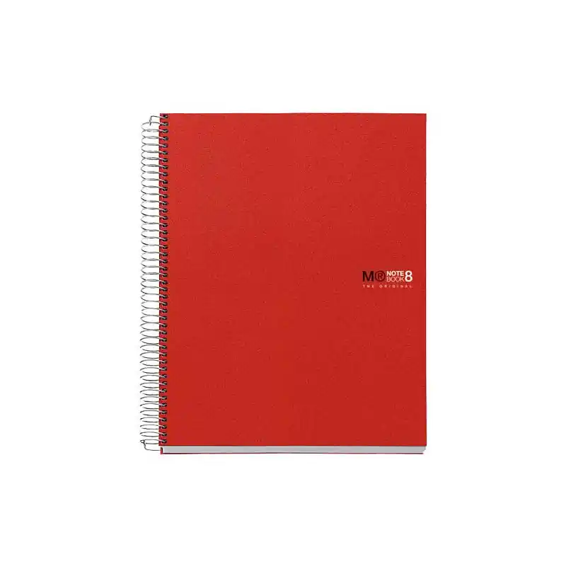 CUADERNO ESPIRAL MIQUEL RIUS NOTE BOOK 8 A5 - Rojo Pago Seguro