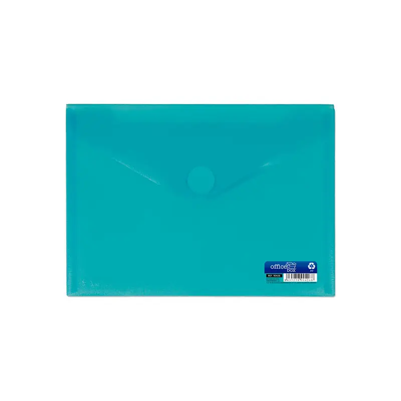 SOBRE CON VELCRO OFFICE BOX A5 - Azul Artesanal