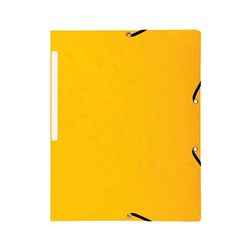 CARPETA DE GOMAS EXACOMPTA SIN SOLAPAS - Amarillo Envío Exprés