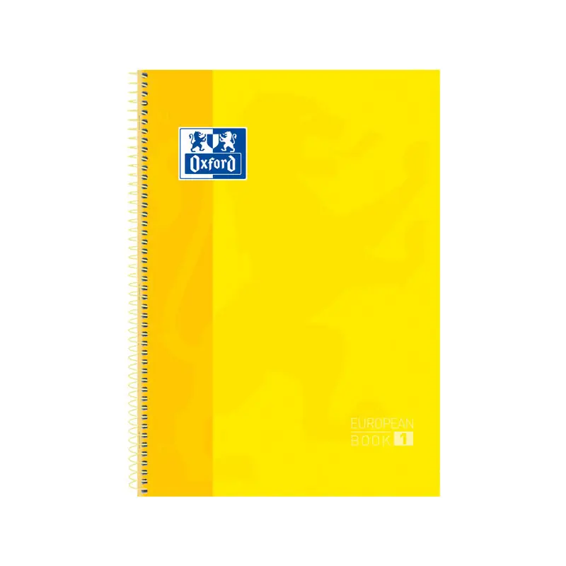 Novedad CUADERNO OXFORD "CLASSIC: EUROPEANBOOK 1" A4+ 80h - Amarillo