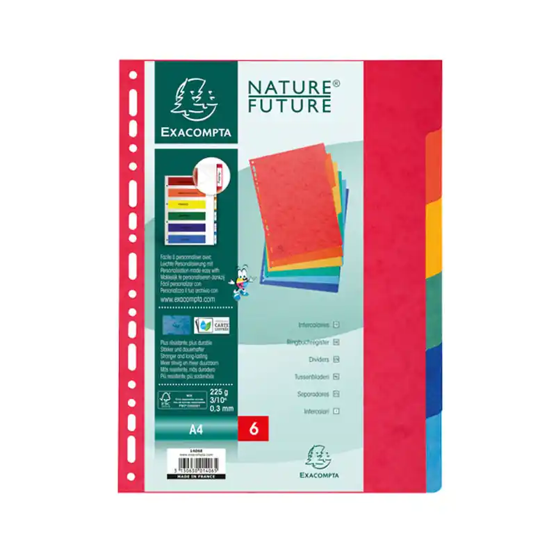 SEPARADORES EXACOMPTA PREMIUM 6 POSICIONES Oferta Especial