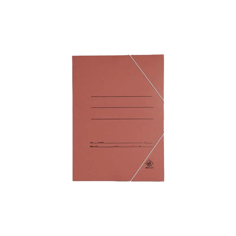 CARPETA DE GOMAS MARIOLA CARTÓN CUERO Fº Original