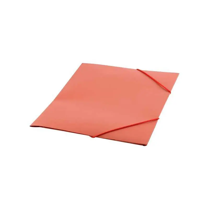 Entrega Rápida CARPETA DE PLÁSTICO CON SOLAPAS A4 - Rojo