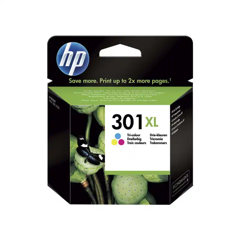 Promoción Exclusiva CARTUCHO DE TINTA ORIGINAL HP 301XL DE ALTA CAPACIDAD - Tricolor