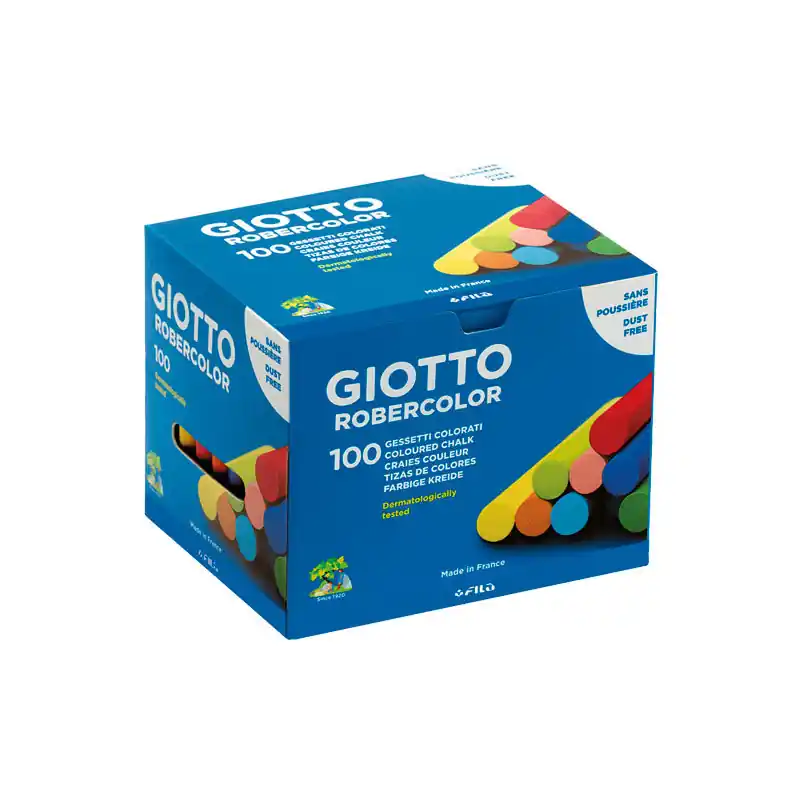 Última Oportunidad CAJA 100 TIZAS GIOTTO ROBERCOLOR - Multicolor